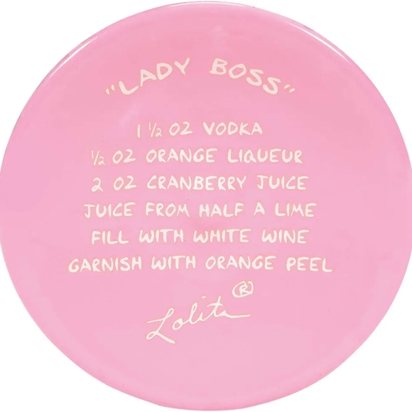 Lolita Lady Boss hand painted wine glass, New in box - Picture 6 of 11